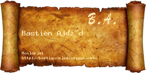 Bastien Ajád névjegykártya